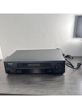 Sharp VC-A593U VHS VCR Tested Works NO REMOTE